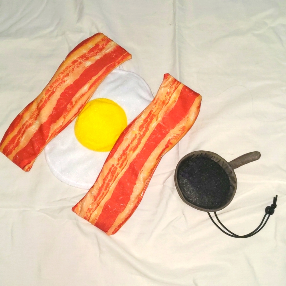 Bacon and egg Halloween costume small dog or cat XS